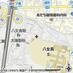 福岡県筑後市和泉255-114周辺の地図