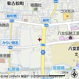ファミリーマート八女本町店周辺の地図