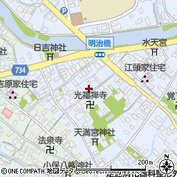 福岡県大川市榎津681周辺の地図
