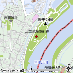 三重津海軍所跡周辺の地図