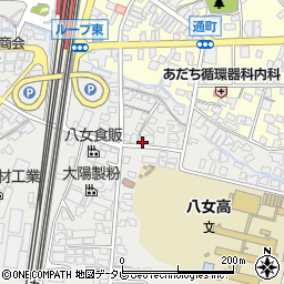 福岡県筑後市和泉250-3周辺の地図