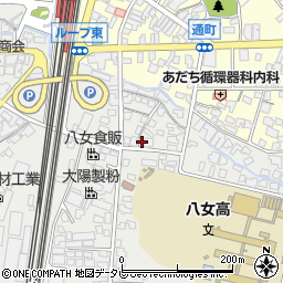 福岡県筑後市和泉250-4周辺の地図