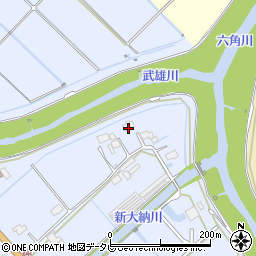 佐賀県武雄市橘町大字片白92周辺の地図