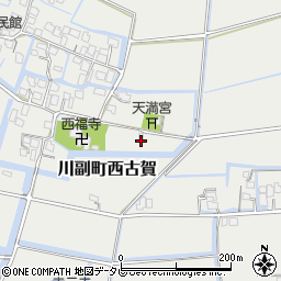 佐賀県佐賀市川副町大字西古賀177周辺の地図