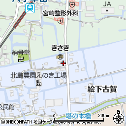 福岡県三潴郡大木町絵下古賀178周辺の地図