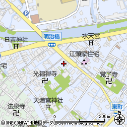 福岡県大川市榎津707周辺の地図