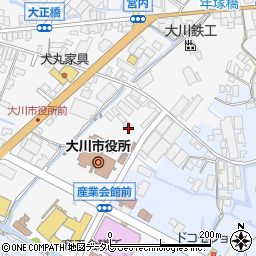 福岡県大川市酒見273-1周辺の地図