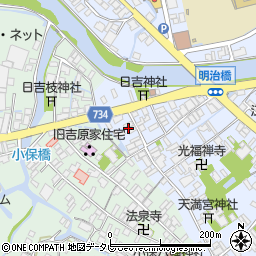 福岡県大川市榎津582周辺の地図