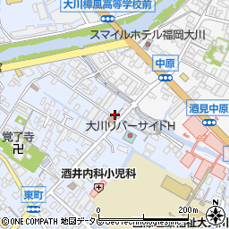 福岡県大川市榎津935周辺の地図