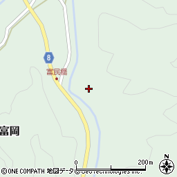 愛媛県北宇和郡松野町富岡1465周辺の地図