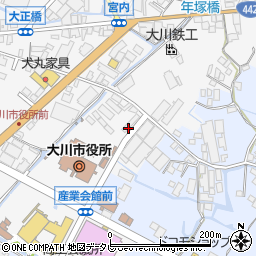 福岡県大川市酒見279-1周辺の地図