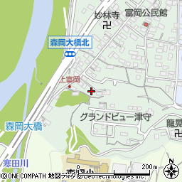 大分県大分市富岡701-2周辺の地図