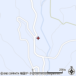 大分県日田市前津江町大野551周辺の地図