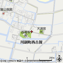 佐賀県佐賀市川副町大字西古賀190周辺の地図