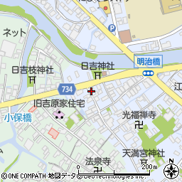 福岡県大川市榎津590周辺の地図