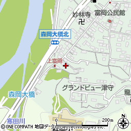 大分県大分市富岡701周辺の地図