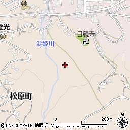 長崎県佐世保市松原町周辺の地図
