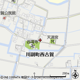 佐賀県佐賀市川副町大字西古賀191周辺の地図