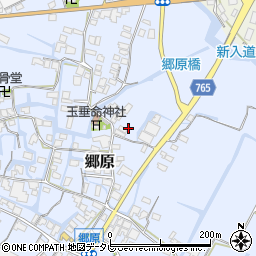 福岡県大川市郷原周辺の地図