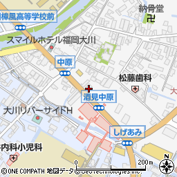 福岡県大川市酒見146周辺の地図