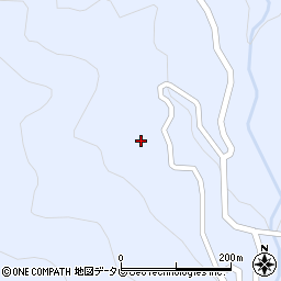 大分県日田市前津江町大野404-1周辺の地図