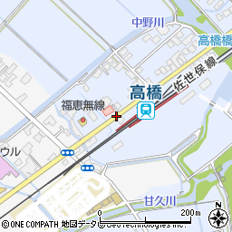 高橋駅前周辺の地図