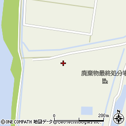 佐賀市役所　最終処分場周辺の地図
