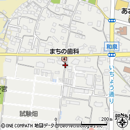 福岡県筑後市和泉483-1周辺の地図