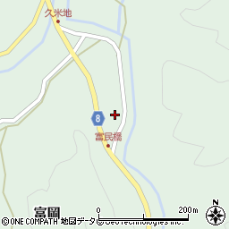 愛媛県北宇和郡松野町富岡1042周辺の地図