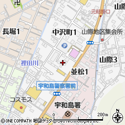 丸亀製麺 宇和島店周辺の地図