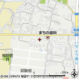 福岡県筑後市和泉1050周辺の地図