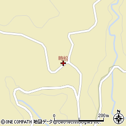 時松周辺の地図