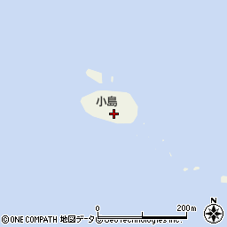 小島周辺の地図