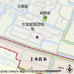 福岡県大川市中木室1007周辺の地図