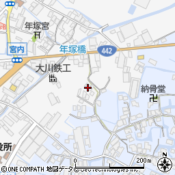 福岡県大川市酒見579周辺の地図