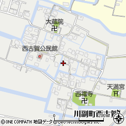 佐賀県佐賀市川副町大字西古賀380周辺の地図