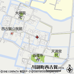 佐賀県佐賀市川副町大字西古賀462周辺の地図