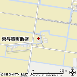 佐賀県佐賀市東与賀町大字飯盛613周辺の地図