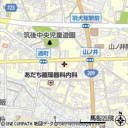山崎医院周辺の地図