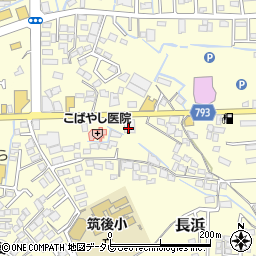 福岡県トラック協会　筑後支部周辺の地図