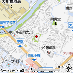 福岡県大川市酒見16-1周辺の地図
