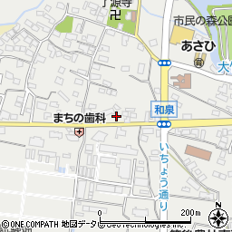 福岡県筑後市和泉475-1周辺の地図