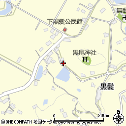 佐賀県武雄市黒髪8980周辺の地図