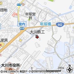 大川鉄工周辺の地図