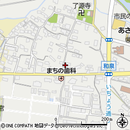 福岡県筑後市和泉1162周辺の地図
