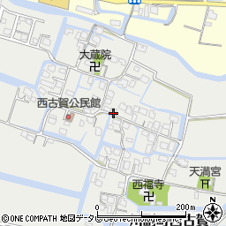 佐賀県佐賀市川副町大字西古賀384周辺の地図