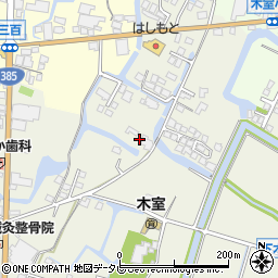 福岡県大川市大橋520周辺の地図