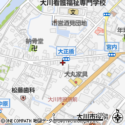 福岡県大川市酒見499-5周辺の地図