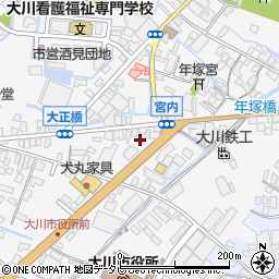 福岡県大川市酒見510-5周辺の地図