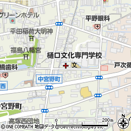 福岡県八女市本町西唐人町2-52-7周辺の地図